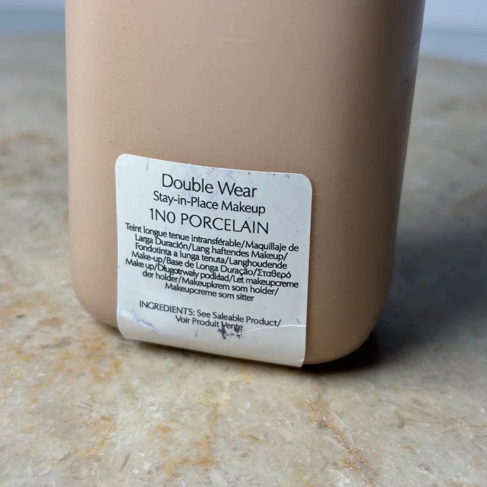 Estee Lauder Double Wear Stay-in-Place Makeup 1N0 Porcelain Foundation Jumbo 6.7